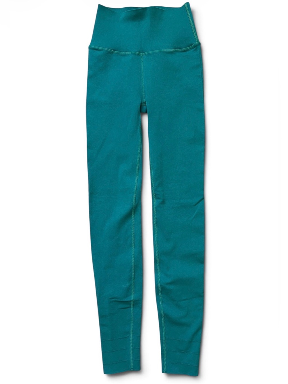 Fabletics SculptKnit Teal High Rise Seamless Leggings
